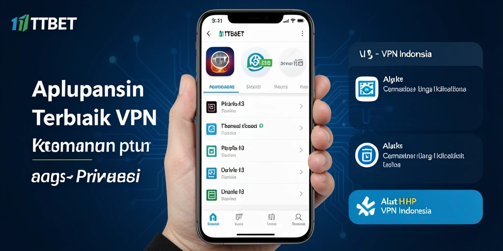 Antarmuka pengguna aplikasi VPN 11TBET yang intuitif dan mudah digunakan.