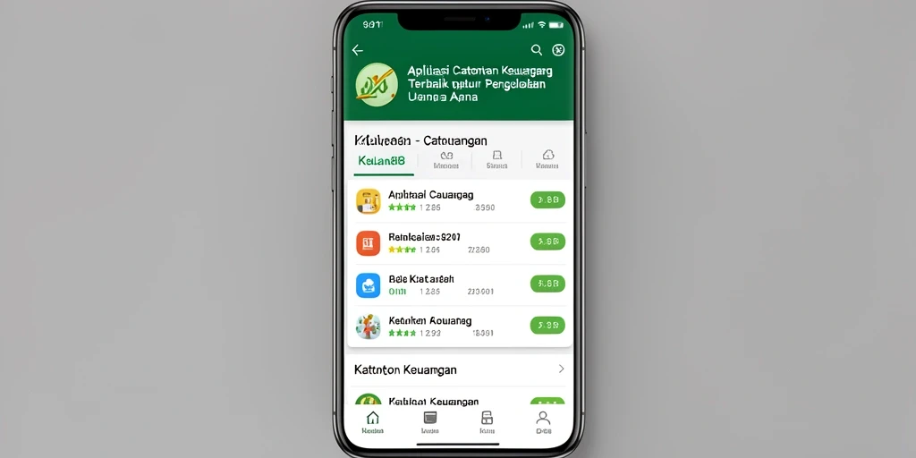 Tampilan utama BOLA88 dengan fitur catatan keuangan yang mudah digunakan.