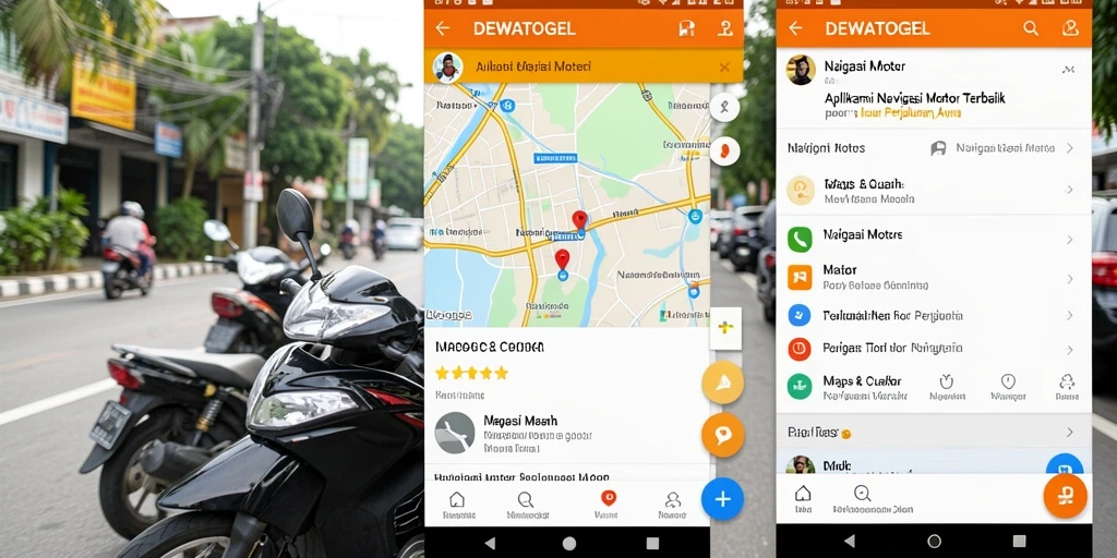 Antarmuka DEWATOGEL yang intuitif dan fungsi navigasi motor yang efektif.