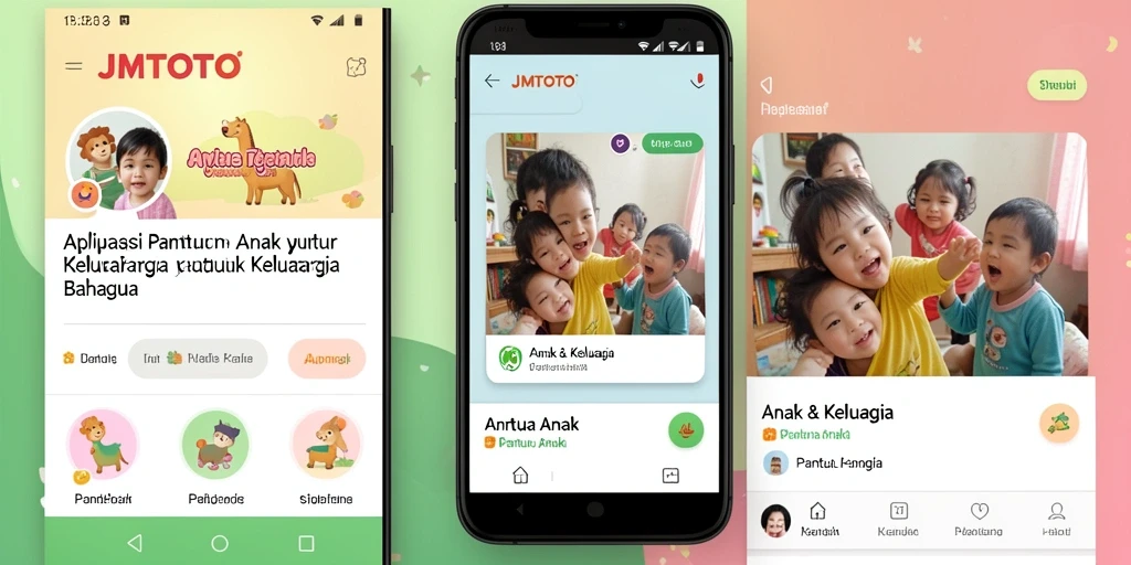 Antarmuka JMTOTO yang user-friendly untuk anak dan orang tua.