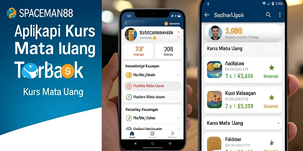 Antarmuka SPACEMAN88 yang menampilkan konversi mata uang secara real-time.