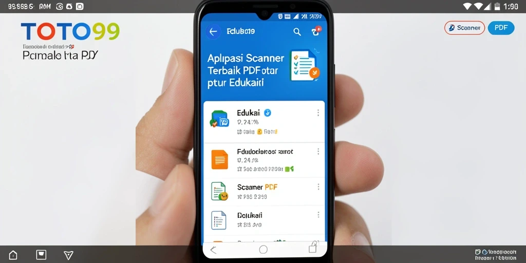 Antarmuka TOTO99 yang sederhana dengan fungsi Scanner PDF yang efisien.