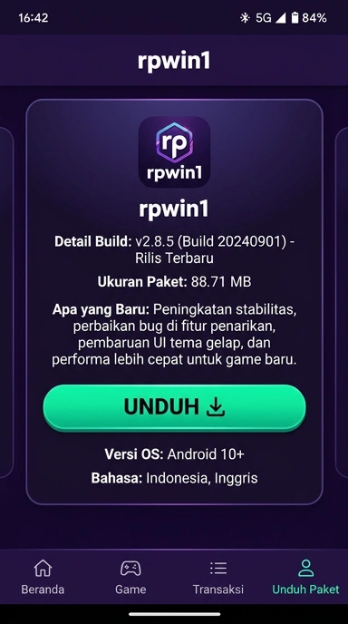 Unduh dan Instal rpwin1 APK di Android Anda